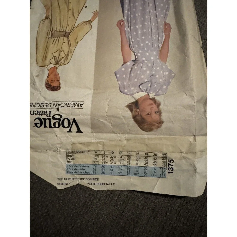 Vogue sewing pattern